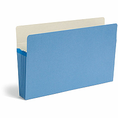 Smead Colored Straight Tab Cut Legal Recycled File Pocket 8 1/2" x 14" - 5 1/4" Expansion - Top Tab Location - 9 pt. - Card Stock - Blue - Tear Resistant - 10% Recycled - 1 Each (74235) Smead Colored Straight Tab Cut Legal Recycled File Pocket 8 1/2" x 14" - 5 1/4" Expansion - Top Tab Location - 9 pt. - Card Stock - Blue - Tear Resistant - 10% Recycled - 1 Each (74235)