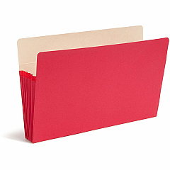 Smead Colored Straight Tab Cut Legal Recycled File Pocket 8 1/2" x 14" - 5 1/4" Expansion - Top Tab Location - Red - Tear Resistant - 10% Recycled - 1 Each (74241) Smead Colored Straight Tab Cut Legal Recycled File Pocket 8 1/2" x 14" - 5 1/4" Expansion - Top Tab Location - Red - Tear Resistant - 10% Recycled - 1 Each (74241)