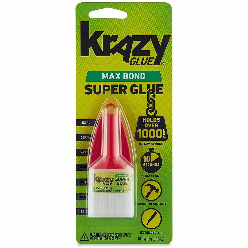 Krazy Glue Extra-Strength Advanced Formula 0.18 oz - Clear - 1 Each (KG48348MR)