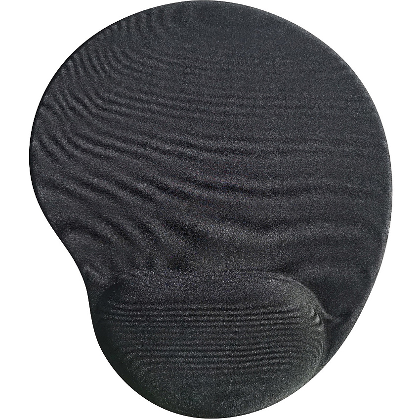 Compucessory Gel Mouse Pads 9" Height x 10" Width x 1" Depth - Black - Gel - 1 Each (55151)