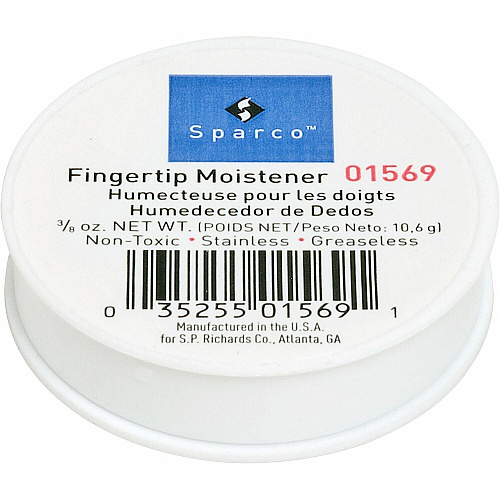 Sparco 3/8 Ounce Fingertip Moisturizer White - Odorless, Stainingless, Non-slip, Greaseless - 1 Each (01569)