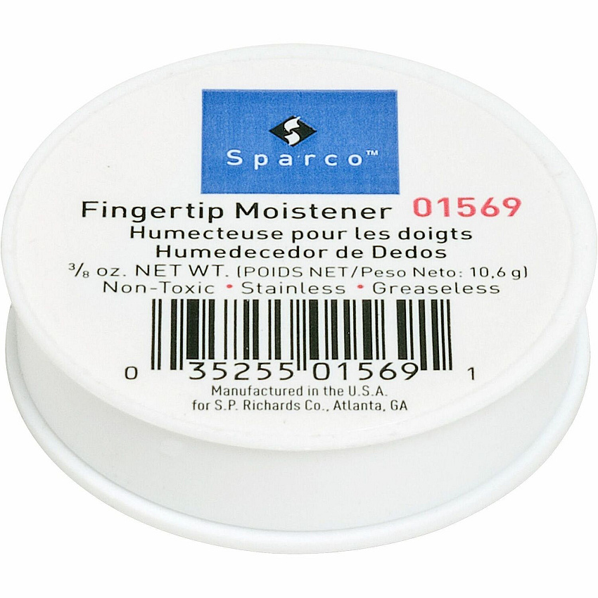 Sparco 3/8 Ounce Fingertip Moisturizer White - Odorless, Stainingless, Non-slip, Greaseless - 1 Each (01569)