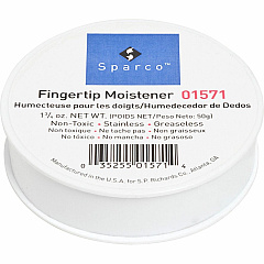 Sparco 1 3/4 Ounce Fingertip Moistener White - Non-slip, Greaseless, Stainingless, Odorless - 1 Each (01571)