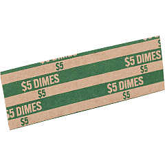 Sparco Flat Coin Wrappers 1000 Wrap(s) - Total $5.0 in 50 Coins of 10? Denomination - 60 lb Basis Weight - Kraft - Green - 1000 / Pack (TCW10) Sparco Flat Coin Wrappers 1000 Wrap(s) - Total $5.0 in 50 Coins of 10? Denomination - 60 lb Basis Weight - Kraft - Green - 1000 / Pack (TCW10)