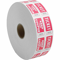 Sparco Roll Tickets Red - 2000 / Roll (99220) Sparco Roll Tickets Red - 2000 / Roll (99220)
