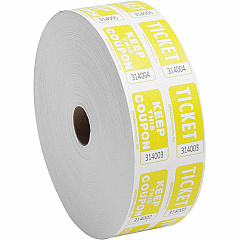 Sparco Roll Tickets Yellow - 2000 / Roll (99270) Sparco Roll Tickets Yellow - 2000 / Roll (99270)