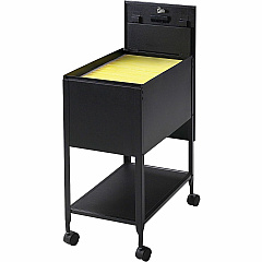 Lorell Standard Mobile File 4 Casters - 13.50" Width x 24.75" Depth x 28.25" Height - Black - 1 Each (LLR60177) Lorell Standard Mobile File 4 Casters - 13.50" Width x 24.75" Depth x 28.25" Height - Black - 1 Each (LLR60177)