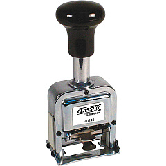 Xstamper Self-inking Auto Numbering Machine Number Stamp - 6 Bands - 1 Each (40240)