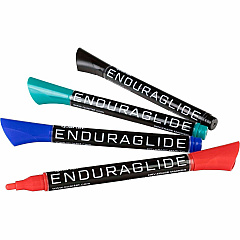 Quartet EnduraGlide Dry-Erase Markers Red, Green, Black, Blue Ink - 4 / Set (500110M)