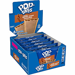Pop Tarts Frosted Brown Sugar/Cinnamon Toaster Pastries Cinnamon, Brown Sugar, Frosted Brown Sugar Cinnamon - 1 - 1.27 lb - 2/Pack - 6 / Box (31132)