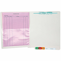 Tabbies Self-adhesive Poly Pockets For 4 3/4" x 7" Sheet - Clear - Poly - 100 / Box (54498)