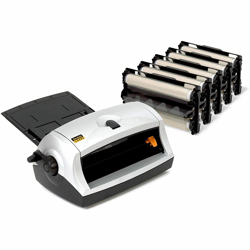 Scotch Heat-free Laminator Value Pack 8.50" Lamination Width - 0.10" Lamination Thickness - 6.5" Height x 14.3" Width x 8" Depth - 1 Pack (LS960VAD)