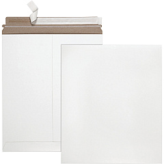 Quality Park Sturdy Fiberboard Photo Mailers Board - 6" Width x 8" Length - Self-sealing - White - Fiberboard - 25 / Box (64007) Quality Park Sturdy Fiberboard Photo Mailers Board - 6" Width x 8" Length - Self-sealing - White - Fiberboard - 25 / Box (64007)