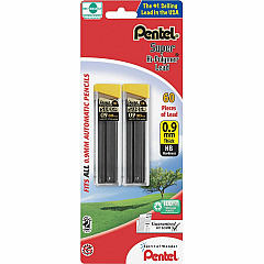 Pentel Super Hi-Polymer 0.9mm Lead Refill 0.9 mm , Bold Point - HB - Black Lead - 30/Tube - 1 Pack (C29BPHB2) Pentel Super Hi-Polymer 0.9mm Lead Refill 0.9 mm , Bold Point - HB - Black Lead - 30/Tube - 1 Pack (C29BPHB2)