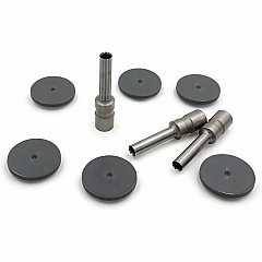 CARL Replacement Punch Head Kit 0.28" - Silver - 1 Set (60004)