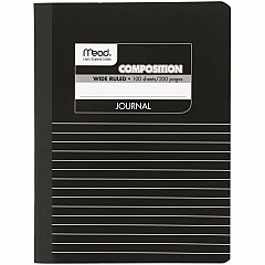 Mead Square Deal Black Marble Journal 100 Sheets - Sewn - 7 1/2" x 9 3/4" Sheet Size - Black Marble Cover - Schedule - 1 Each (09920) Mead Square Deal Black Marble Journal 100 Sheets - Sewn - 7 1/2" x 9 3/4" Sheet Size - Black Marble Cover - Schedule - 1 Each (09920)