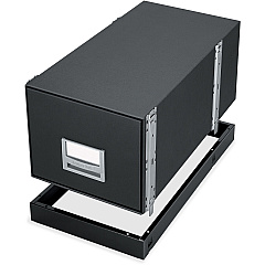 Bankers Box Metal Base File Storage Box 16.88" Width x 25.38" Depth x 2.50" Height - Metal - Black - 1 Each (15602)