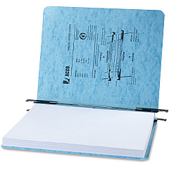 ACCO Presstex Letter Recycled Report Cover 2" Folder Capacity - 8 1/2" x 11" - 20 pt. - Tyvek, Presstex - Light Blue - 60% Recycled - 5 / Pack (35072)