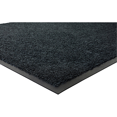 Genuine Joe Platinum Series Indoor Wiper Mats Indoor - 56" Length x 33.50" Width - Rubber, Nylon - Black - 1 Each (GJO59354)