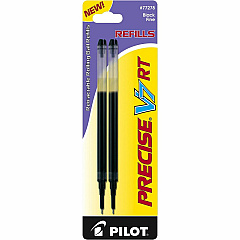Pilot Precise V7 RT Premium Rolling Ball Pen Refills 0.70 mm , Fine Point - Black Ink - 2 / Pack (77278) Pilot Precise V7 RT Premium Rolling Ball Pen Refills 0.70 mm , Fine Point - Black Ink - 2 / Pack (77278)