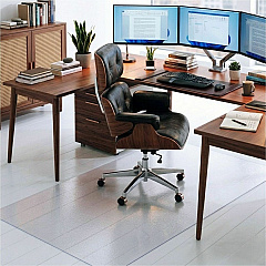 Cleartex Ultimat® Polycarbonate Rectangular Chair Mat for Hard Floor - 35" x 47" Home, Office, Hardwood Floor, Floor, Hard Floor, Carpeted Floor - 47" Length x 35" Width x 0.075" Depth x 0.075" Thickness - Rectangular - Polycarbonate - Clea (128919ER) Cleartex Ultimat® Polycarbonate Rectangular Chair Mat for Hard Floor - 35" x 47" Home, Office, Hardwood Floor, Floor, Hard Floor, Carpeted Floor - 47" Length x 35" Width x 0.075" Depth x 0.075" Thickness - Rectangular - Polycarbonate - Clea (128919ER)