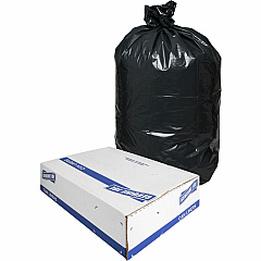 Genuine Joe Heavy-Duty Trash Can Liners Medium Size - 30 gal Capacity - 36" Length x 30" Width x 1.50 mil (38 Micron) Thickness - Low Density - Black - 100/Box - 1 Carton (GJO01532) Genuine Joe Heavy-Duty Trash Can Liners Medium Size - 30 gal Capacity - 36" Length x 30" Width x 1.50 mil (38 Micron) Thickness - Low Density - Black - 100/Box - 1 Carton (GJO01532)