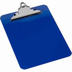 Nature Saver Recycled Plastic Clipboards 1" Clip Capacity - 8 1/2" x 12" Sheet Size - Heavy Duty - Plastic - Blue - 1 Each (01542) Nature Saver Recycled Plastic Clipboards 1" Clip Capacity - 8 1/2" x 12" Sheet Size - Heavy Duty - Plastic - Blue - 1 Each (01542)