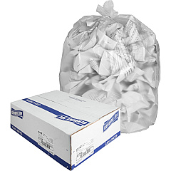 Genuine Joe High-density Can Liners Large Size - 45 gal Capacity - 48" Length x 40" Width x 0.63 mil (16 Micron) Thickness - High Density - Clear - Resin - Office Waste, Industrial Trash - 25/Roll - 10 / Carton (GJO01758) Genuine Joe High-density Can Liners Large Size - 45 gal Capacity - 48" Length x 40" Width x 0.63 mil (16 Micron) Thickness - High Density - Clear - Resin - Office Waste, Industrial Trash - 25/Roll - 10 / Carton (GJO01758)