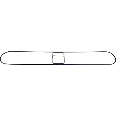Genuine Joe Clip-On 36" Dust Mop Frame 360&deg; Swivel, Rust Resistant, Chrome Plated, Reinforced - Chrome - Steel - 1 Each (GJO02309)