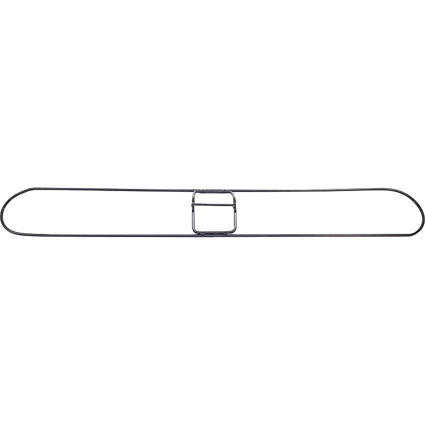 Genuine Joe Clip-On 36" Dust Mop Frame 360&deg; Swivel, Rust Resistant, Chrome Plated, Reinforced - Chrome - Steel - 1 Each (GJO02309)