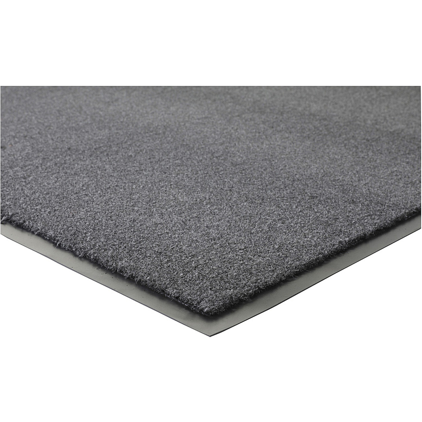 Genuine Joe Silver Series Indoor Walk-Off Mats Warehouse, Indoor - 72" Length x 48" Width - Vinyl - Salt Pepper - 1 Each (GJO56462)