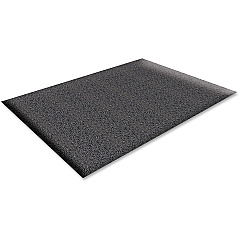 Genuine Joe Soft Step Vinyl Anti-Fatigue Mats Warehouse - 60" Length x 36" Width x 0.375" Thickness - Vinyl - Black - 1 Each (GJO70372) Genuine Joe Soft Step Vinyl Anti-Fatigue Mats Warehouse - 60" Length x 36" Width x 0.375" Thickness - Vinyl - Black - 1 Each (GJO70372)