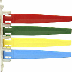 IMC-DIP Exam Room Status Signal Flags 7.8" Length x 7.2" Width - Plastic - Red, Green, Yellow, Blue - 1 Each (I4PF169434) IMC-DIP Exam Room Status Signal Flags 7.8" Length x 7.2" Width - Plastic - Red, Green, Yellow, Blue - 1 Each (I4PF169434)