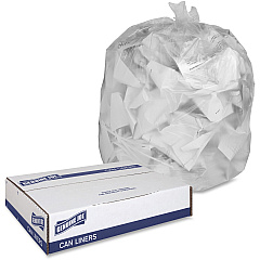 Genuine Joe Economy High-Density Can Liners Small Size - 10 gal Capacity - 24" Length x 24" Width x 0.24 mil (6 Micron) Thickness - High Density - Translucent - Resin - Breakroom, Restroom, Office Waste, Can - 1000 / Carton (GJO70010) Genuine Joe Economy High-Density Can Liners Small Size - 10 gal Capacity - 24" Length x 24" Width x 0.24 mil (6 Micron) Thickness - High Density - Translucent - Resin - Breakroom, Restroom, Office Waste, Can - 1000 / Carton (GJO70010)