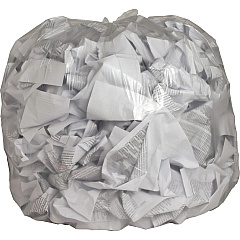 Genuine Joe Clear Trash Can Liners 45 gal Capacity - 46" Length x 40" Width x 0.60 mil (15 Micron) Thickness - Low Density - Clear - Film - Multipurpose - Recycled - 250/Box - 1 Carton (GJO01015)