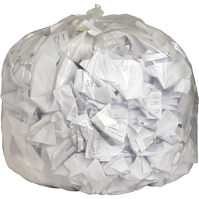 Genuine Joe Clear Trash Can Liners 56 gal Capacity - 48" Length x 43" Width x 0.80 mil (20 Micron) Thickness - Low Density - Clear - Film - Multipurpose - Recycled - 100/Box - 1 Carton (GJO01016)