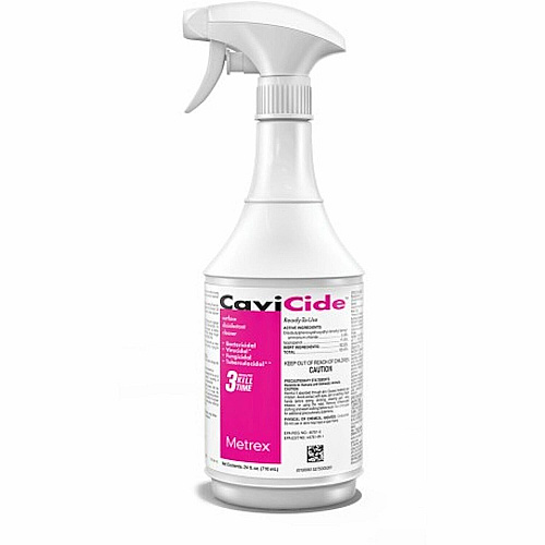 Cavicide Surface Disinfectant Spray Cleaner 24 fl oz (0.8 quart) - Recommended For: Fungi Remover - Disinfectant, Non-toxic, Rinse-free, Fragrance-free, Caustic-free - White - 1 Each (24CD078024)