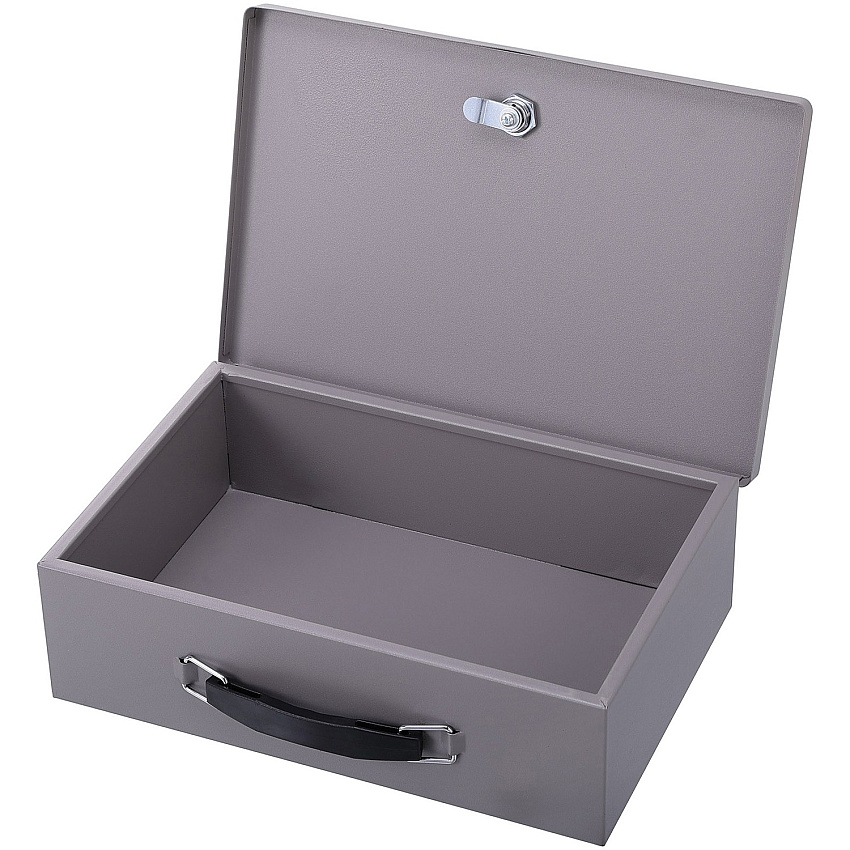 Sparco All-Steel Insulated Cash Box Steel - Gray - 3.8" Height x 12.8" Width x 8.3" Depth - 1 Each (15502)