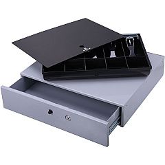 Sparco Removable Tray Cash Drawer Gray - 3.8" Height x 17.8" Width x 15.7" Depth - 1 Each (15504) Sparco Removable Tray Cash Drawer Gray - 3.8" Height x 17.8" Width x 15.7" Depth - 1 Each (15504)