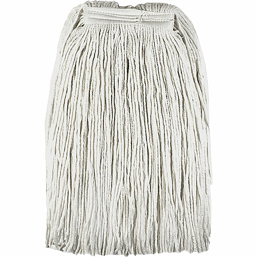 Genuine Joe Cotton Blend Mop Refill Rayon, Cotton, Polyester - Natural - 1 Each (GJO48259)
