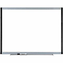 Lorell Signature Series Magnetic Dry-erase Markerboard 48" (4 ft) Width x 36" (3 ft) Height - Porcelain Surface - Silver, Ebony Frame - Magnetic - 1 Each (LLR69652) Lorell Signature Series Magnetic Dry-erase Markerboard 48" (4 ft) Width x 36" (3 ft) Height - Porcelain Surface - Silver, Ebony Frame - Magnetic - 1 Each (LLR69652)
