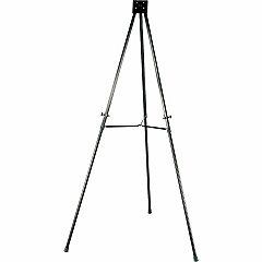 Lorell Telescoping Easel 34" (2.8 ft) Width x 66" (5.5 ft) Height - Aluminum Surface - Black Frame - Foldable - 1 Each (LLR75683) Lorell Telescoping Easel 34" (2.8 ft) Width x 66" (5.5 ft) Height - Aluminum Surface - Black Frame - Foldable - 1 Each (LLR75683)