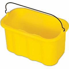 Rubbermaid Commercial 10-quart Sanitizing Caddy 2.50 gal - 8" x 14" x 7.5" - Yellow - 1 Each (9T8200YW) Rubbermaid Commercial 10-quart Sanitizing Caddy 2.50 gal - 8" x 14" x 7.5" - Yellow - 1 Each (9T8200YW)