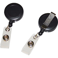 Fellowes Belt Clip Retractable ID Holder 4.5" Height x 1.3" Width x 0.3" Depth - Black - 1 Box (52054) Fellowes Belt Clip Retractable ID Holder 4.5" Height x 1.3" Width x 0.3" Depth - Black - 1 Box (52054)