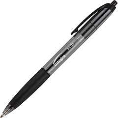 Integra Rubber Grip Retractable Pens 1 mm Medium Pen Point - Retractable - Black Ink - Black Barrel - 12 / Dozen (36175) Integra Rubber Grip Retractable Pens 1 mm Medium Pen Point - Retractable - Black Ink - Black Barrel - 12 / Dozen (36175)