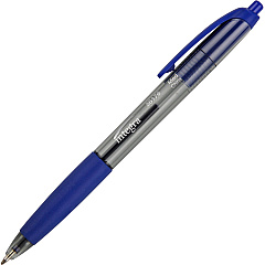 Integra Rubber Grip Retractable Pens 1 mm Medium Pen Point - Retractable - Blue Ink - Blue Barrel - 12 / Dozen (36176) Integra Rubber Grip Retractable Pens 1 mm Medium Pen Point - Retractable - Blue Ink - Blue Barrel - 12 / Dozen (36176)