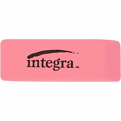 Integra Pink Pencil Eraser Pink - 2" Width x 0.8" Height x 0.4" Depth - 24 / Box - Soft, Pliable, Latex-free (36522) Integra Pink Pencil Eraser Pink - 2" Width x 0.8" Height x 0.4" Depth - 24 / Box - Soft, Pliable, Latex-free (36522)