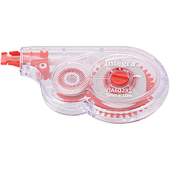 Integra Side-Apply Correction Tape 0.20" Tape Width x 32.80 ft Tape Length - Smoke Dispenser - Tear Resistant - Smoke - 1 Each (60232) Integra Side-Apply Correction Tape 0.20" Tape Width x 32.80 ft Tape Length - Smoke Dispenser - Tear Resistant - Smoke - 1 Each (60232)
