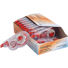 Integra Side-Apply Correction Tape 0.20" Tape Width x 32.80 ft Tape Length - Smoke Dispenser - Tear Resistant - Smoke - 10 / Pack (60233) Integra Side-Apply Correction Tape 0.20" Tape Width x 32.80 ft Tape Length - Smoke Dispenser - Tear Resistant - Smoke - 10 / Pack (60233)