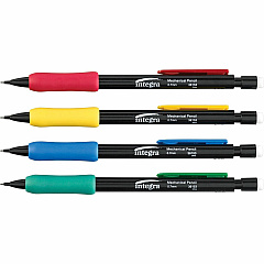 Integra Grip Mechanical Pencils 0.7 mm Black Lead - Refillable - Assorted Barrel - 12 / Dozen (36153) Integra Grip Mechanical Pencils 0.7 mm Black Lead - Refillable - Assorted Barrel - 12 / Dozen (36153)